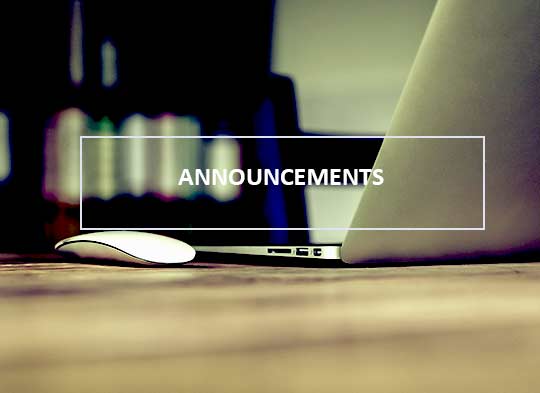 Announcements